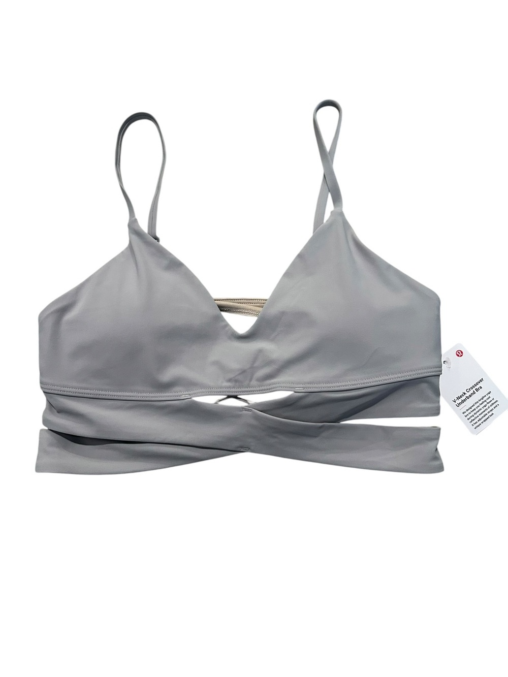 Lululemon v neck crossover underband bra size 6 NWT